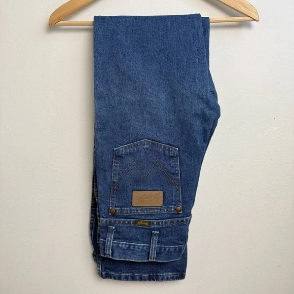 Wrangler 936GBK Cowboy Slim Indigo Bootcut Jeans Size 29 x 32 - Picture 1 of 6